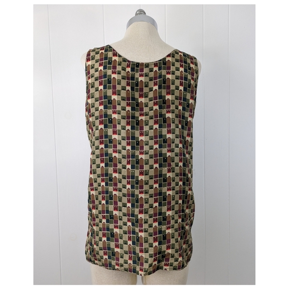 vintage 80's silk blouse - Picture 6 of 7